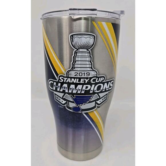NHL St. Louis Blues 2019 Stanley Cup Champions Orca Travel Cup 25oz Clean U273 - Picture 1 of 12